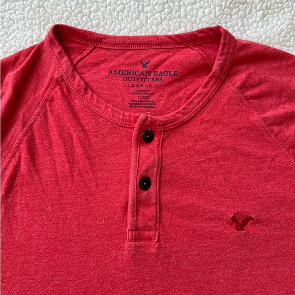 American Eagle Men’s Red T-Shirt - Picture 5 of 6